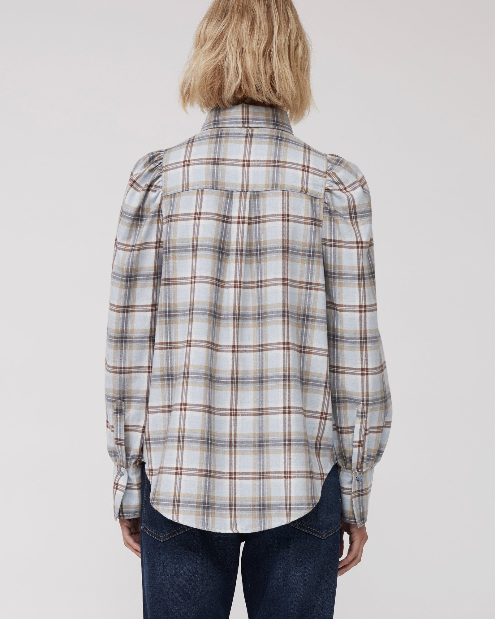 Amelie Flannel Shirt - Breeze