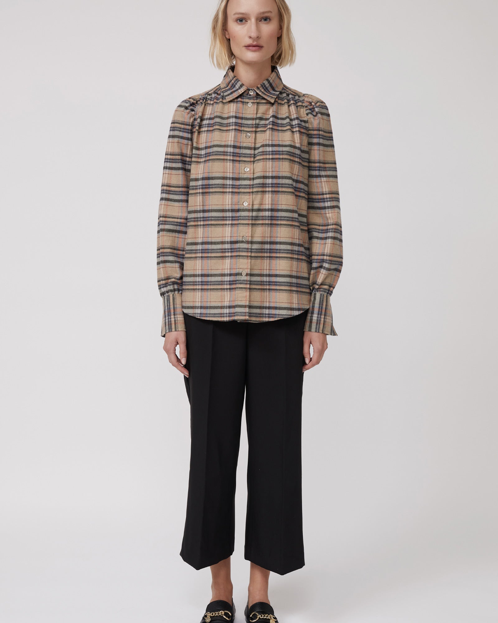 Amelie Flannel Shirt - Harvest