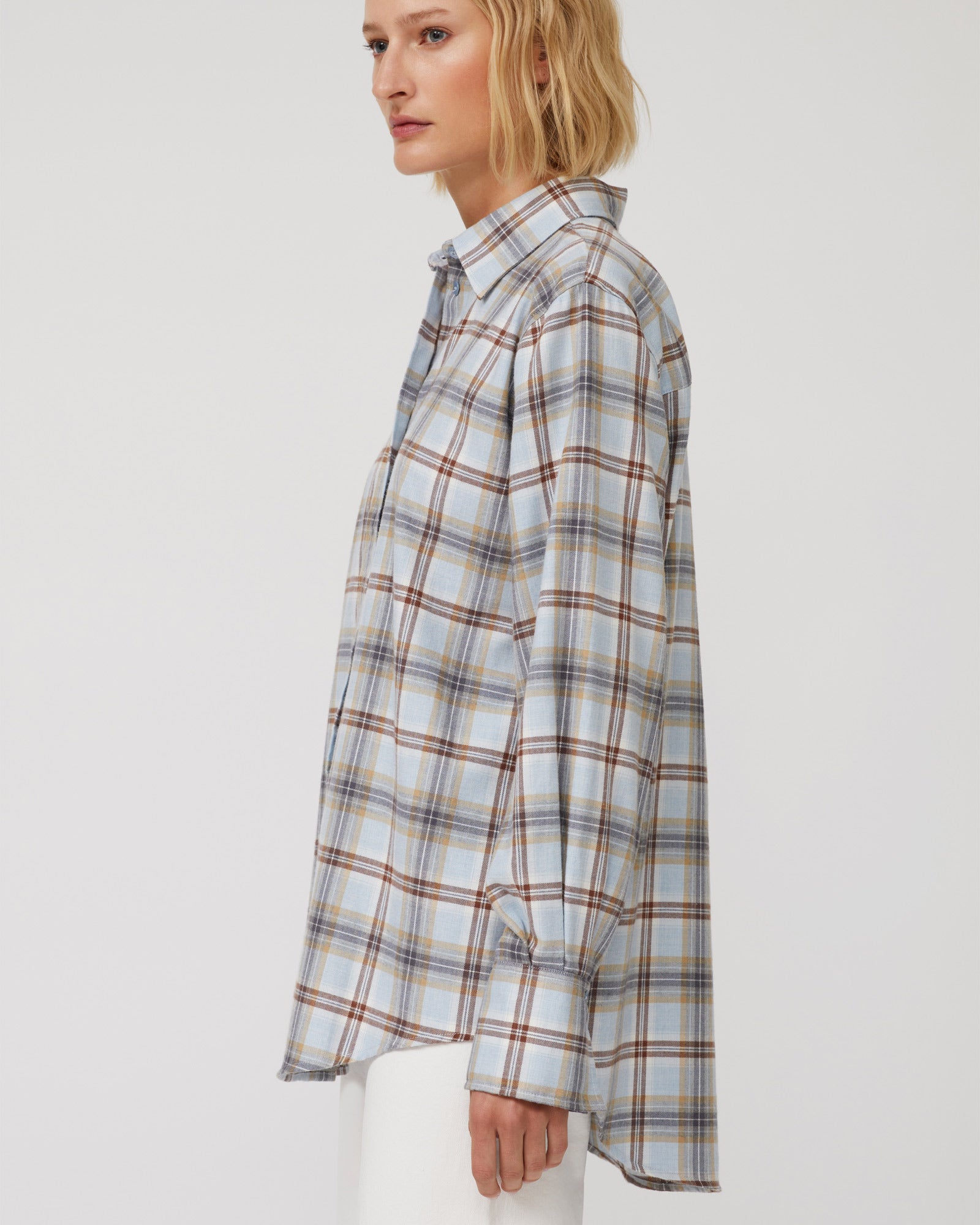 Giselle Flannel Shirt - Breeze