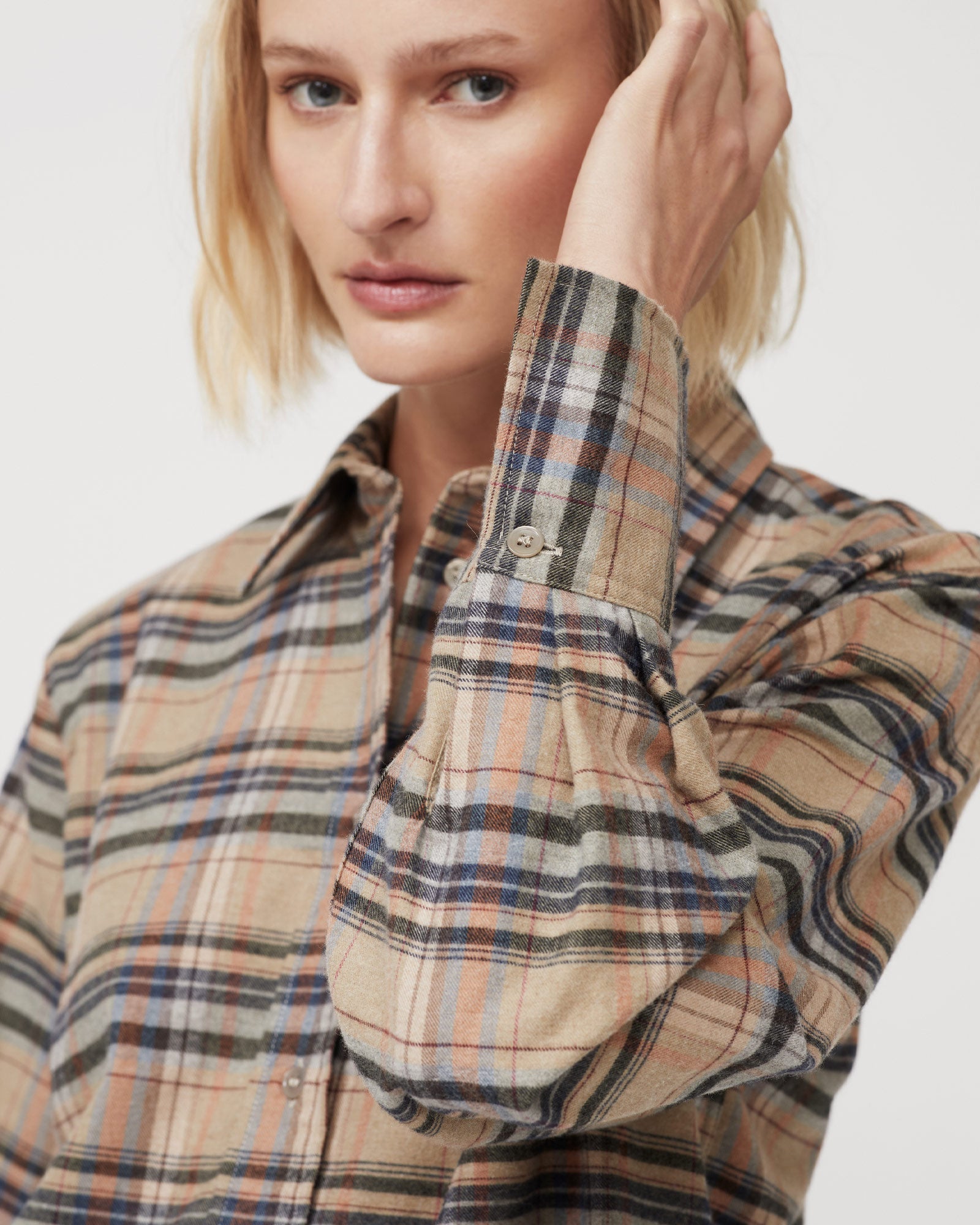 Giselle Flannel Shirt - Harvest