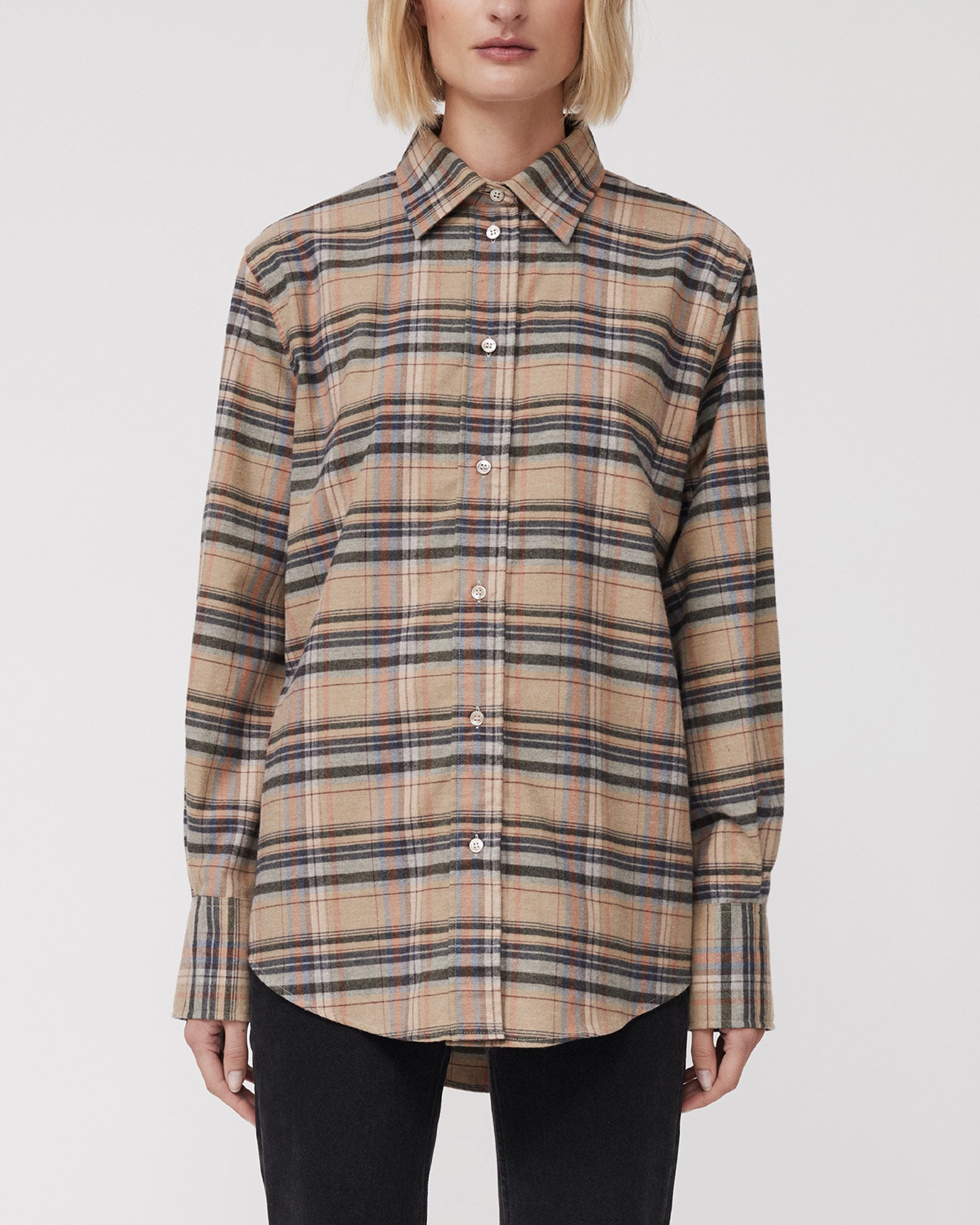 Giselle Flannel Shirt - Harvest