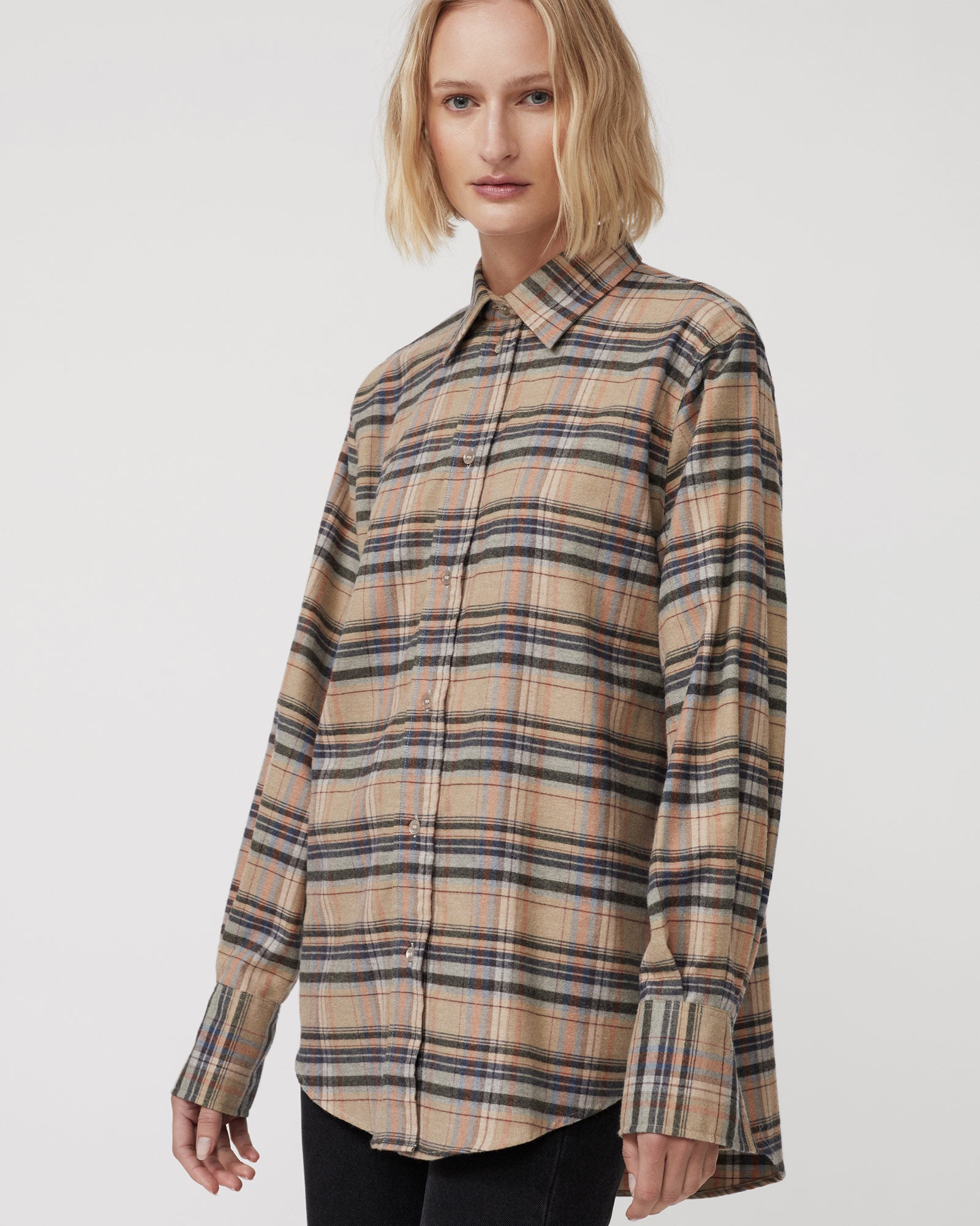 Giselle Flannel Shirt - Harvest