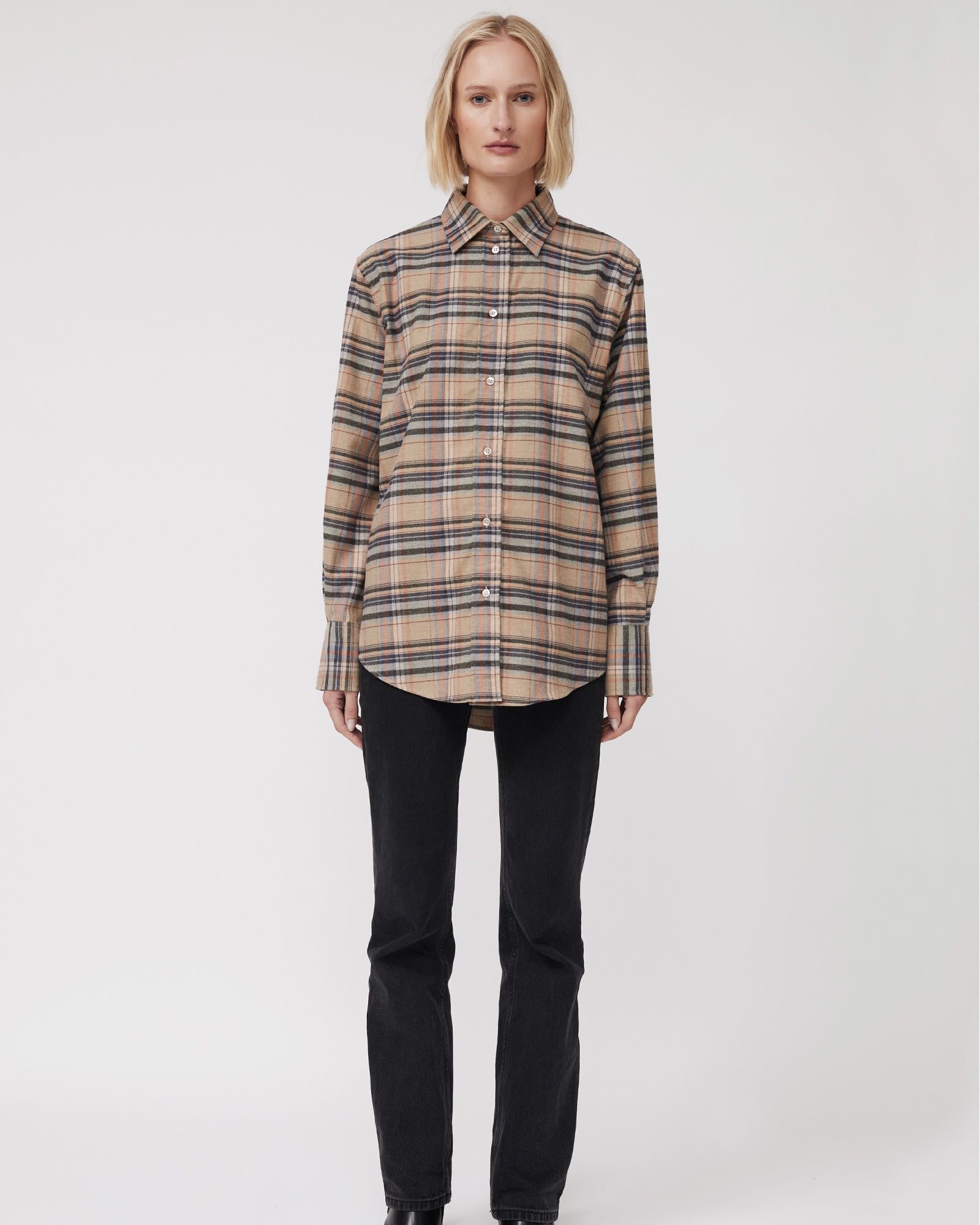 Giselle Flannel Shirt - Harvest