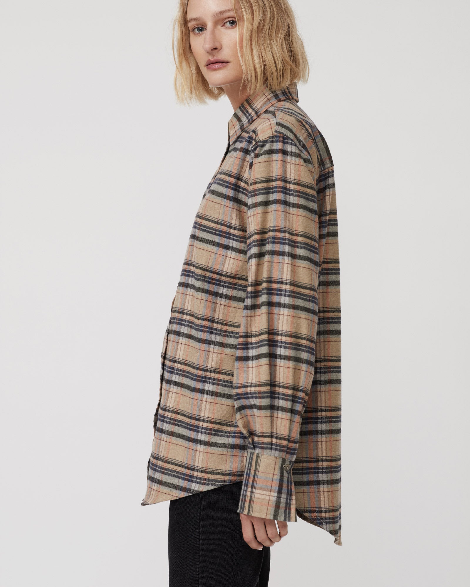Giselle Flannel Shirt - Harvest