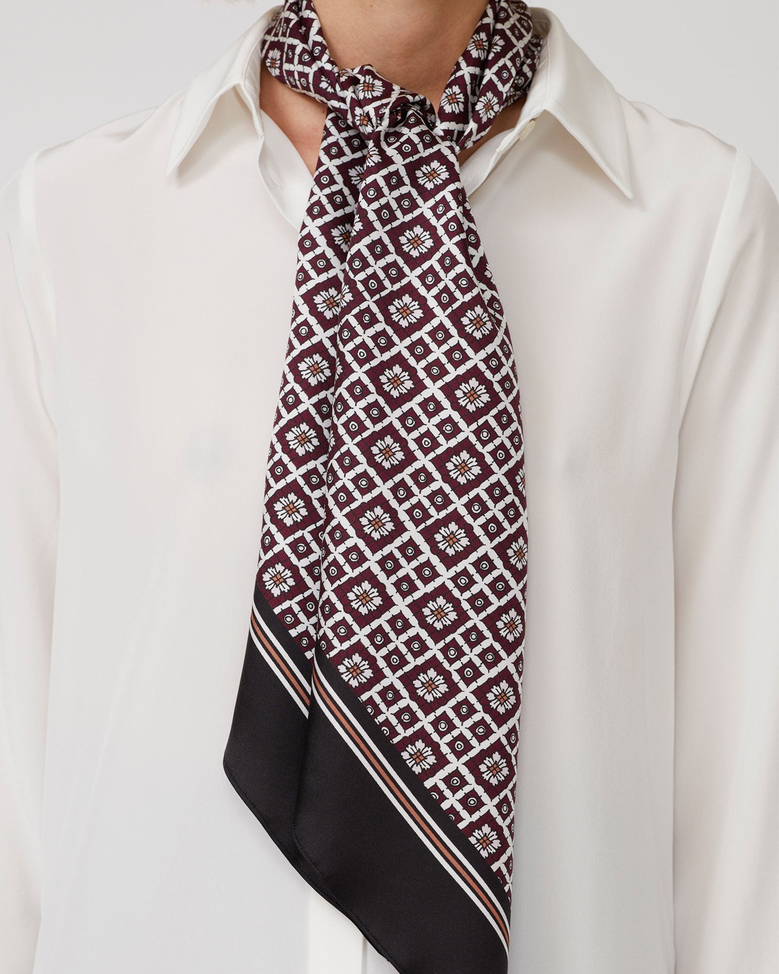 Japanese Garden Silk Scarf