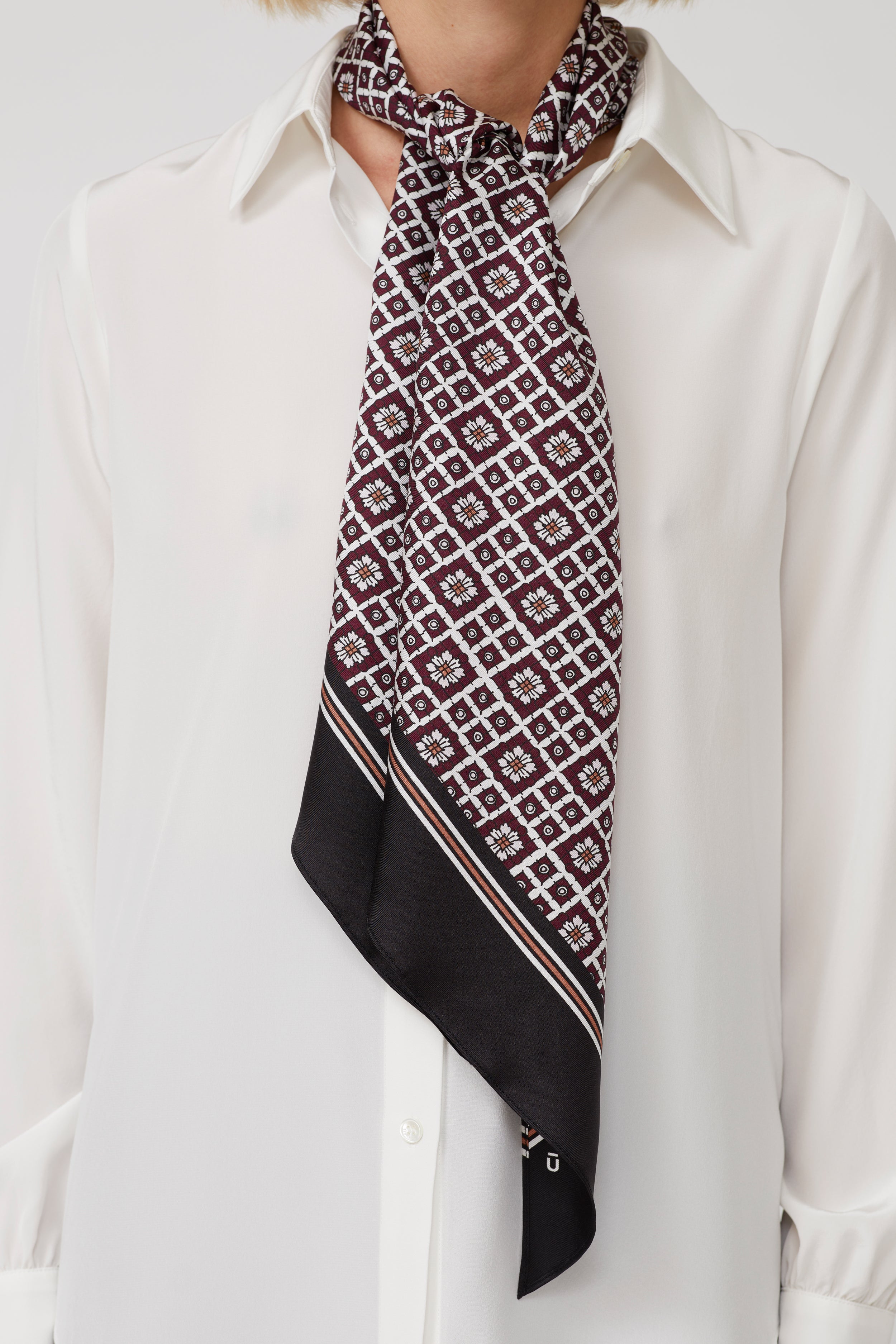 Japanese Garden Silk Scarf