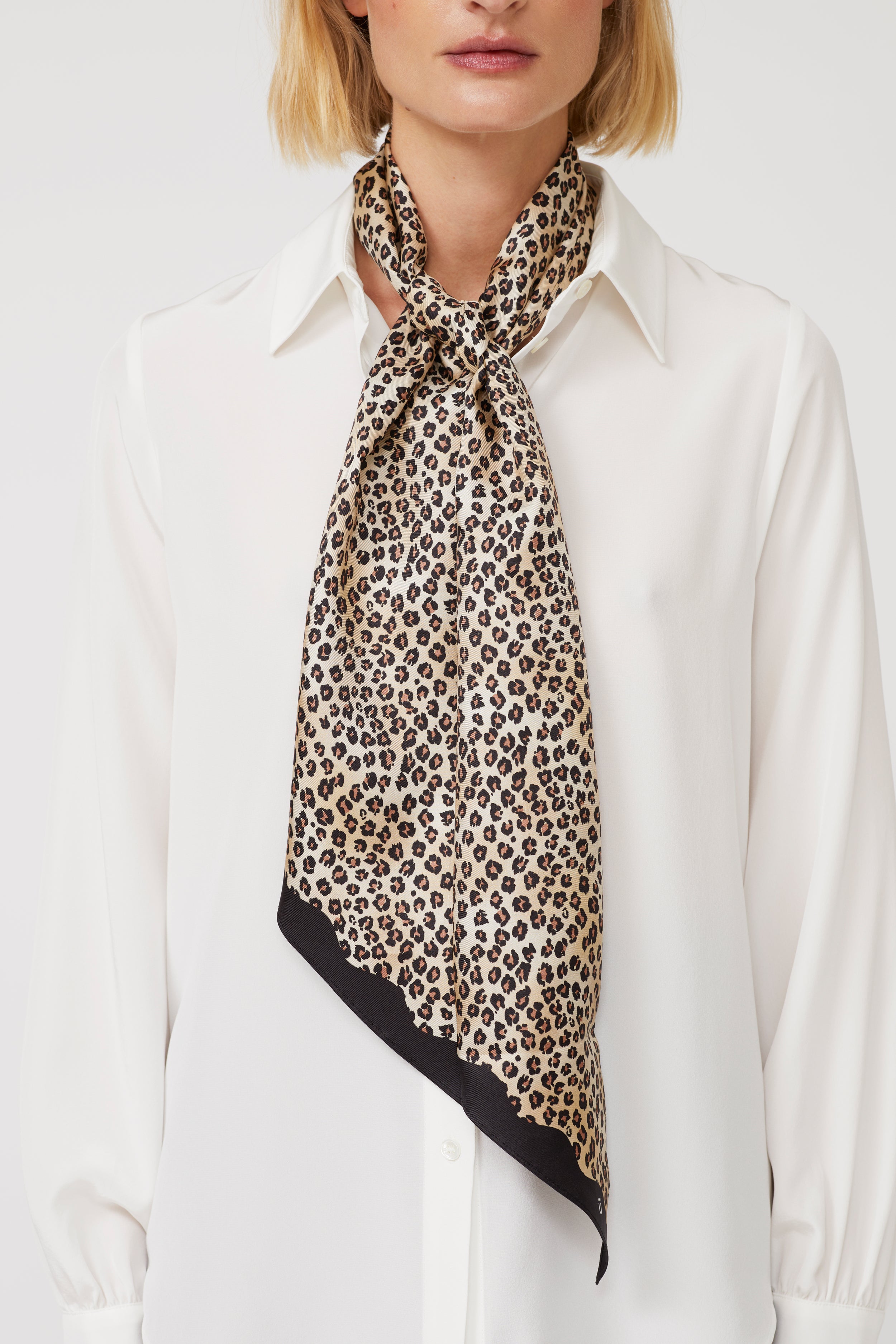 Leo Silk Scarf