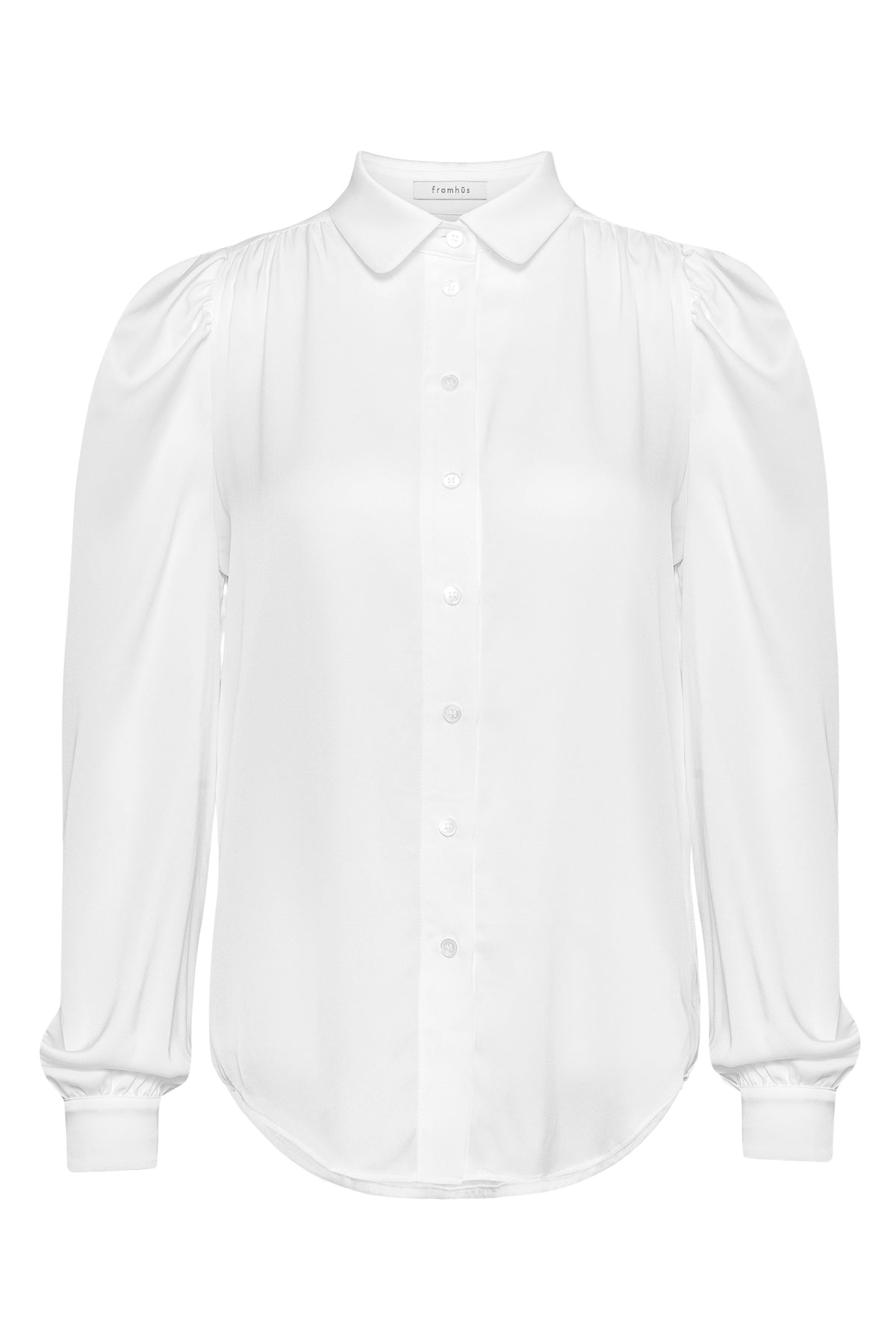Harper Silk Blouse - White