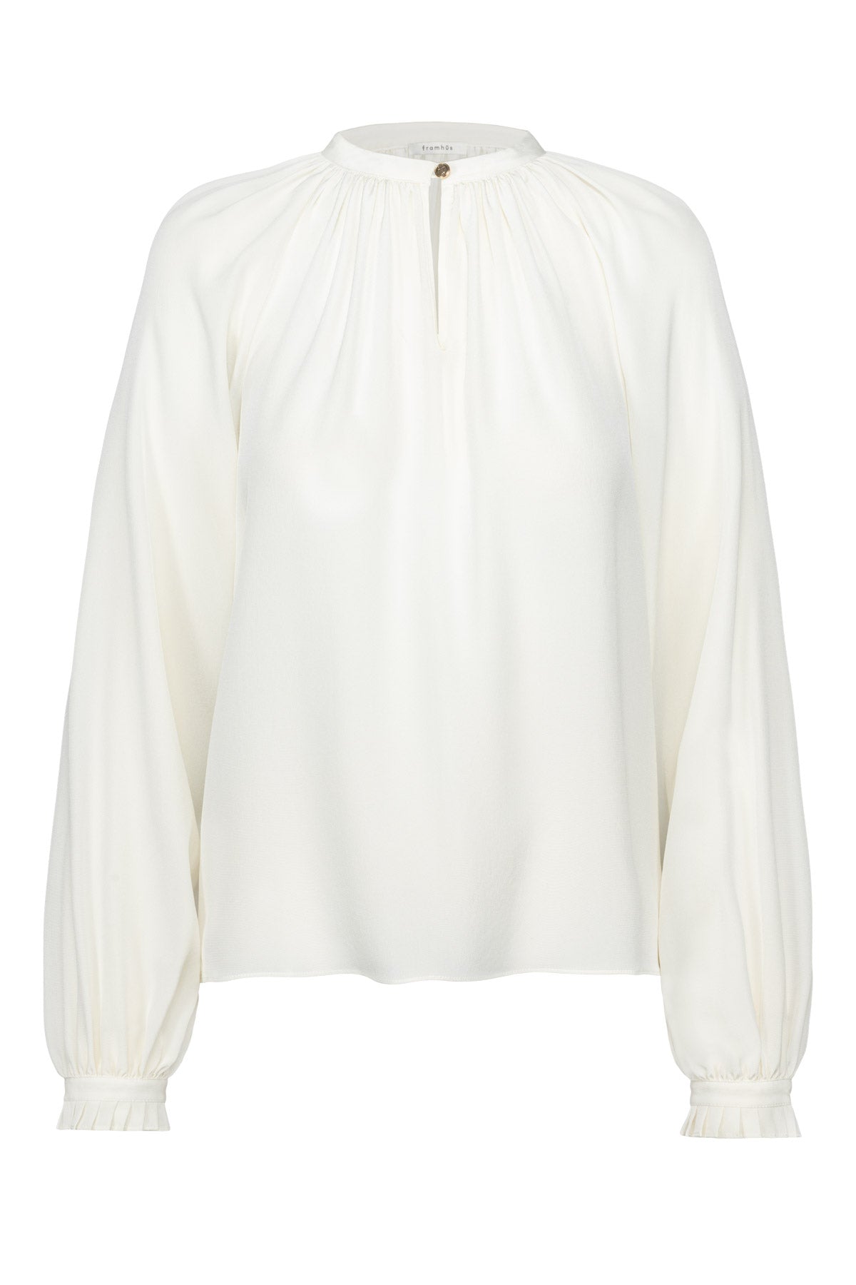 Ingrid Silk Blouse – Ivory