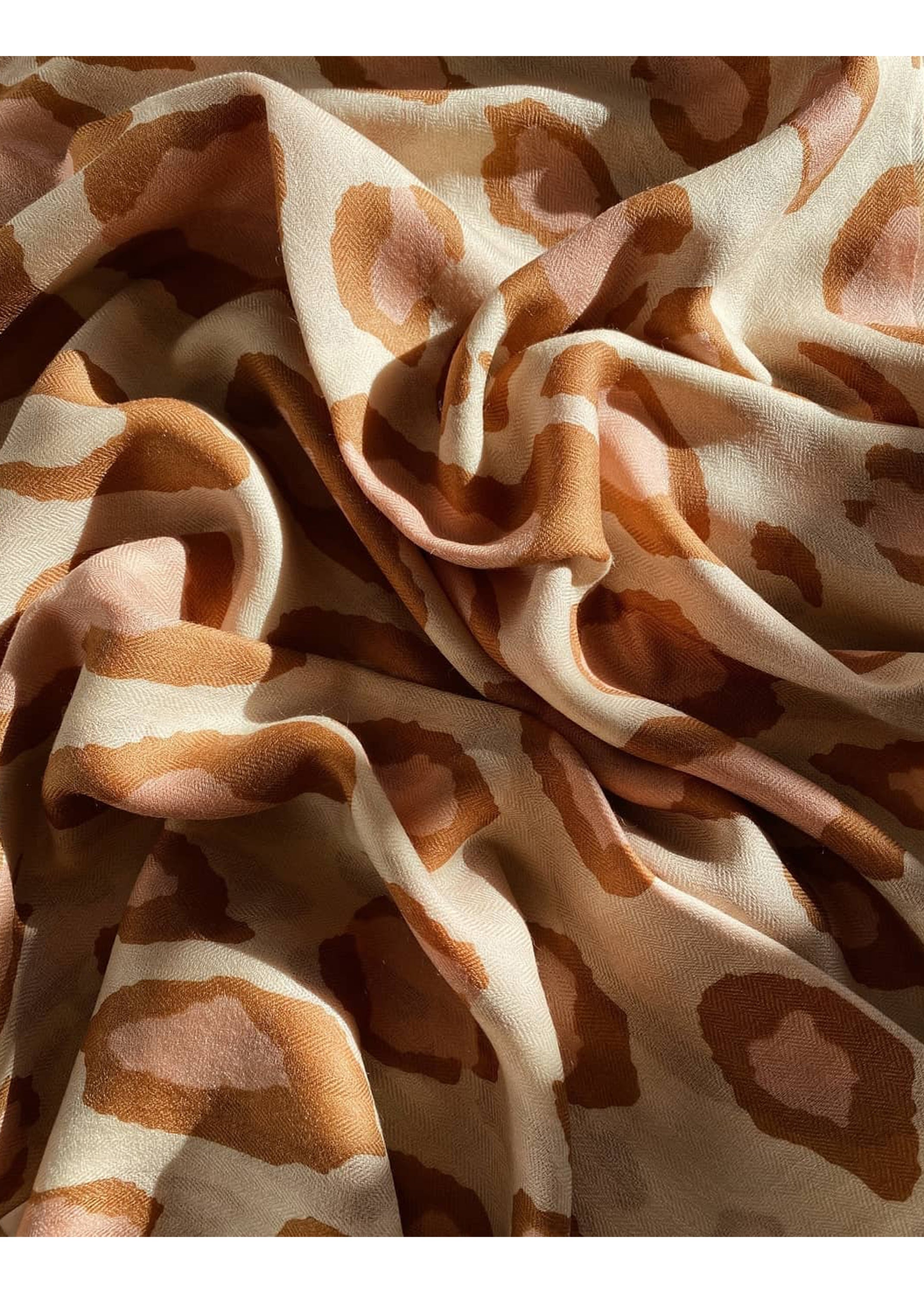 Lea wool scarf - White Sand