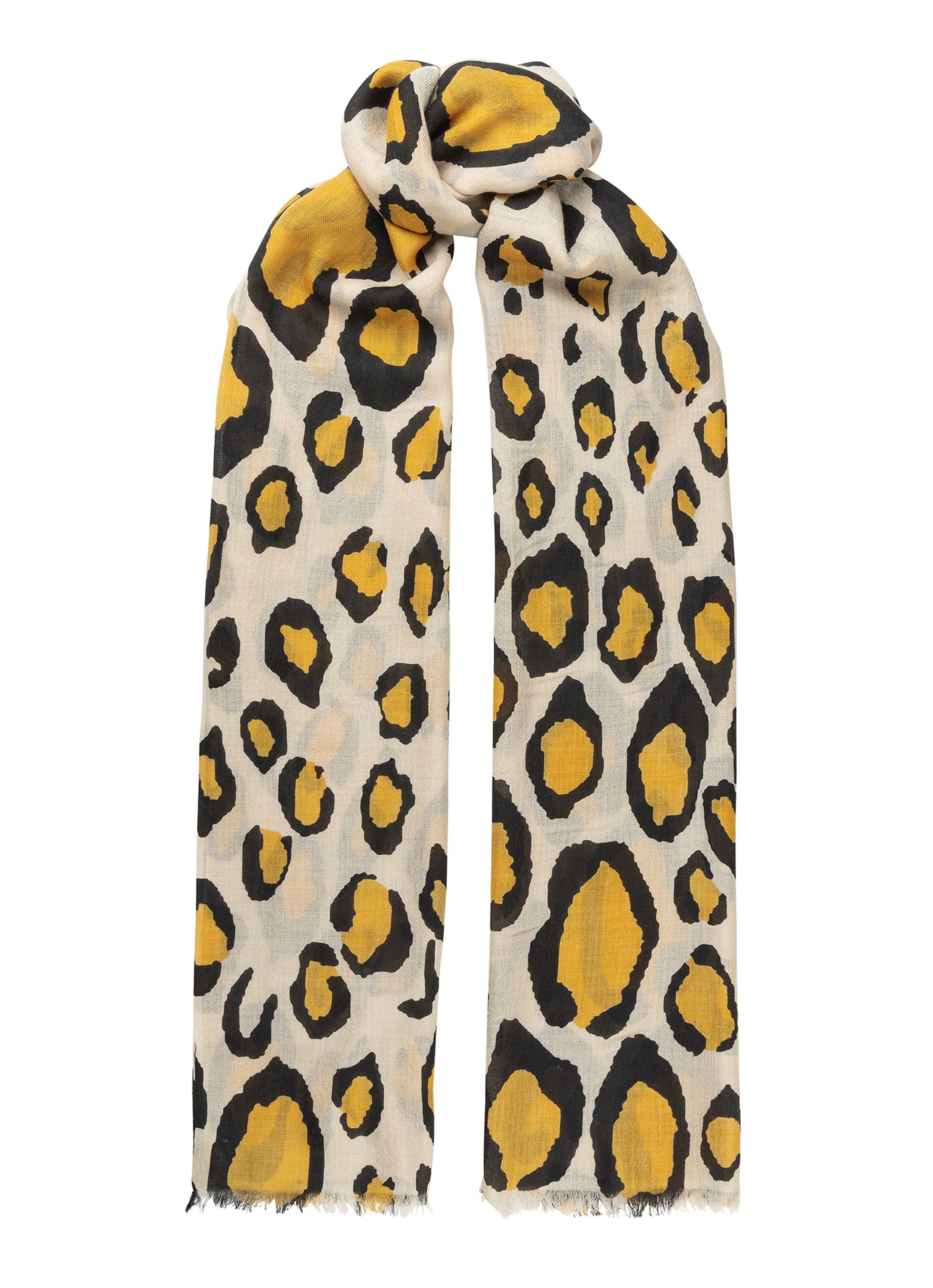 Lea Merino Wool Scarf - Ochre
