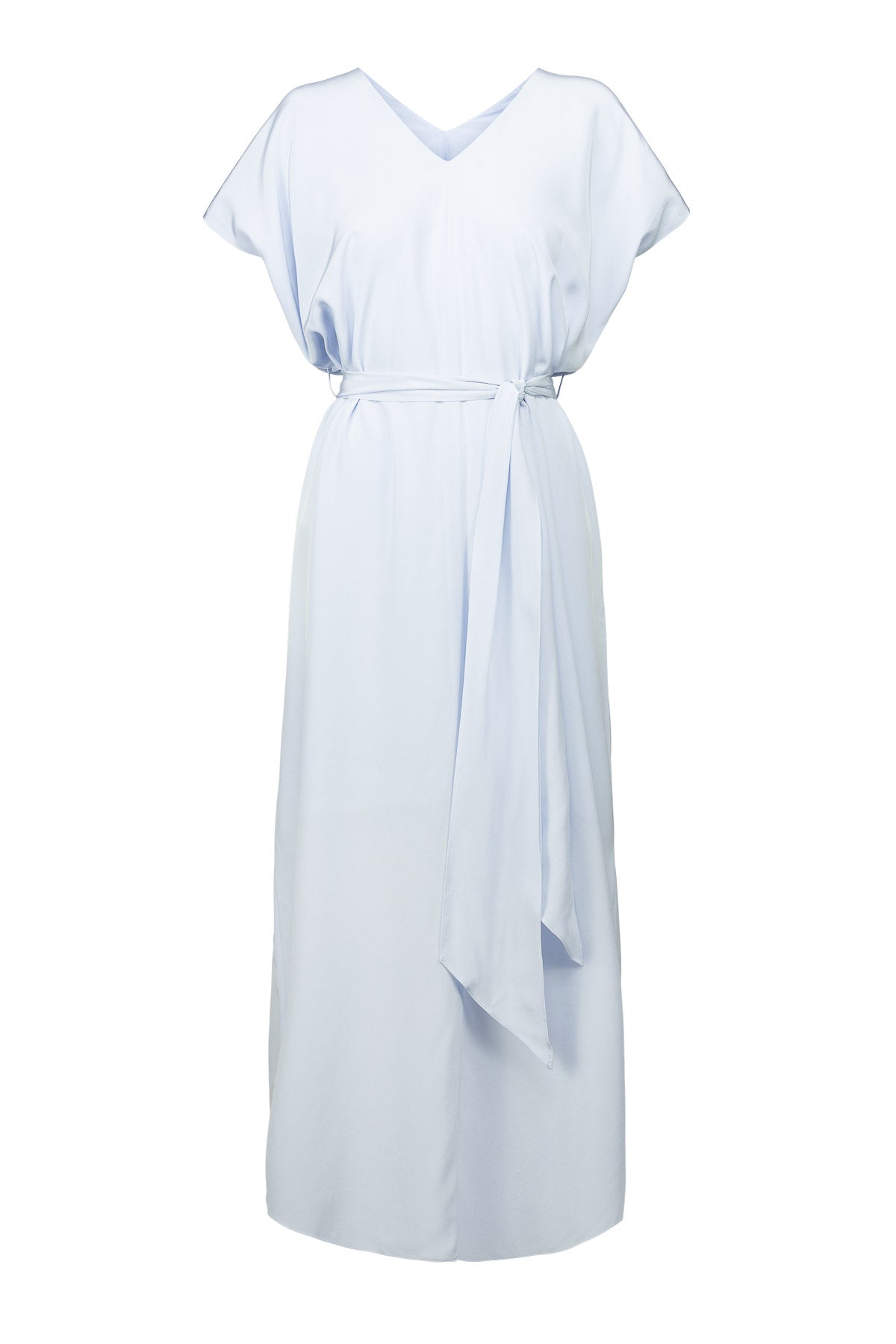 Zoe Silk Maxi Dress - Ice