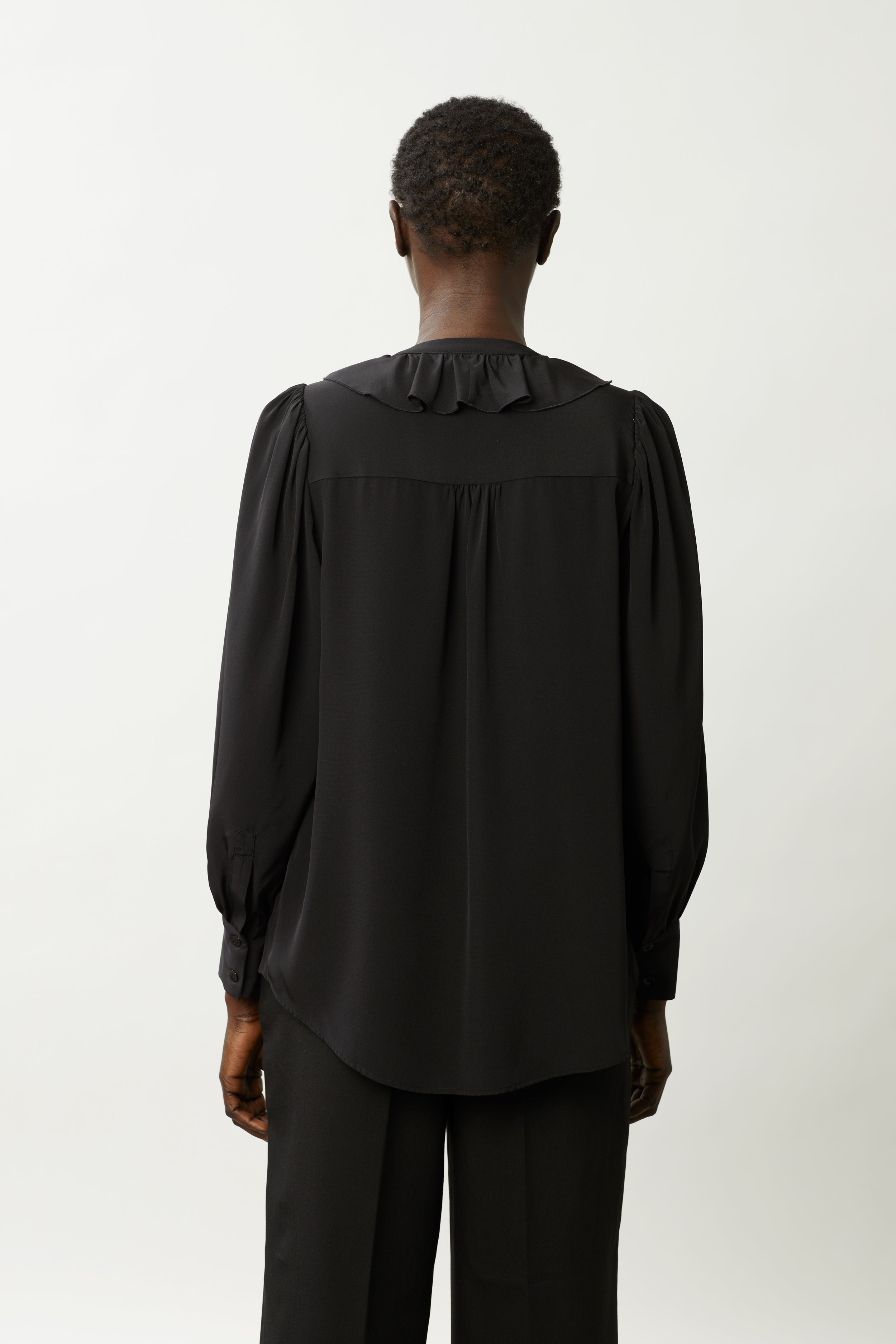 Eloise Silk Blouse - Black