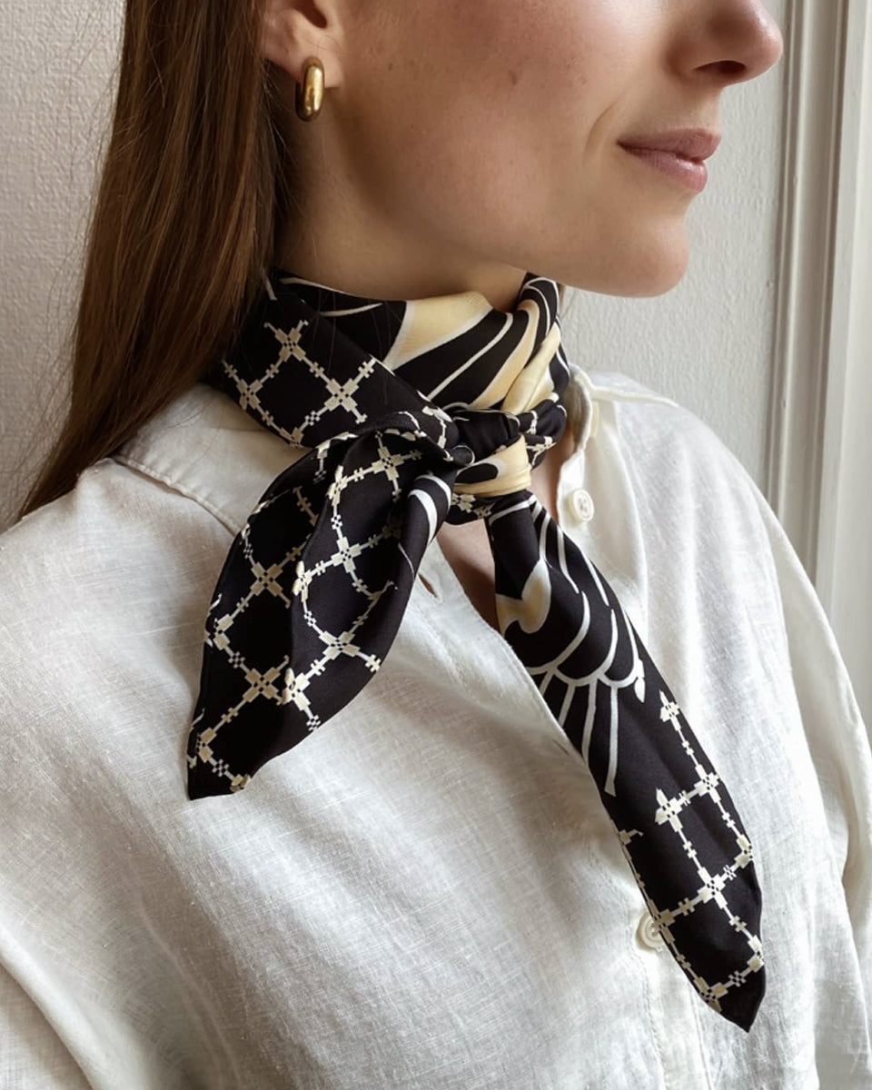 Ebba Silk Scarf - Chamomile