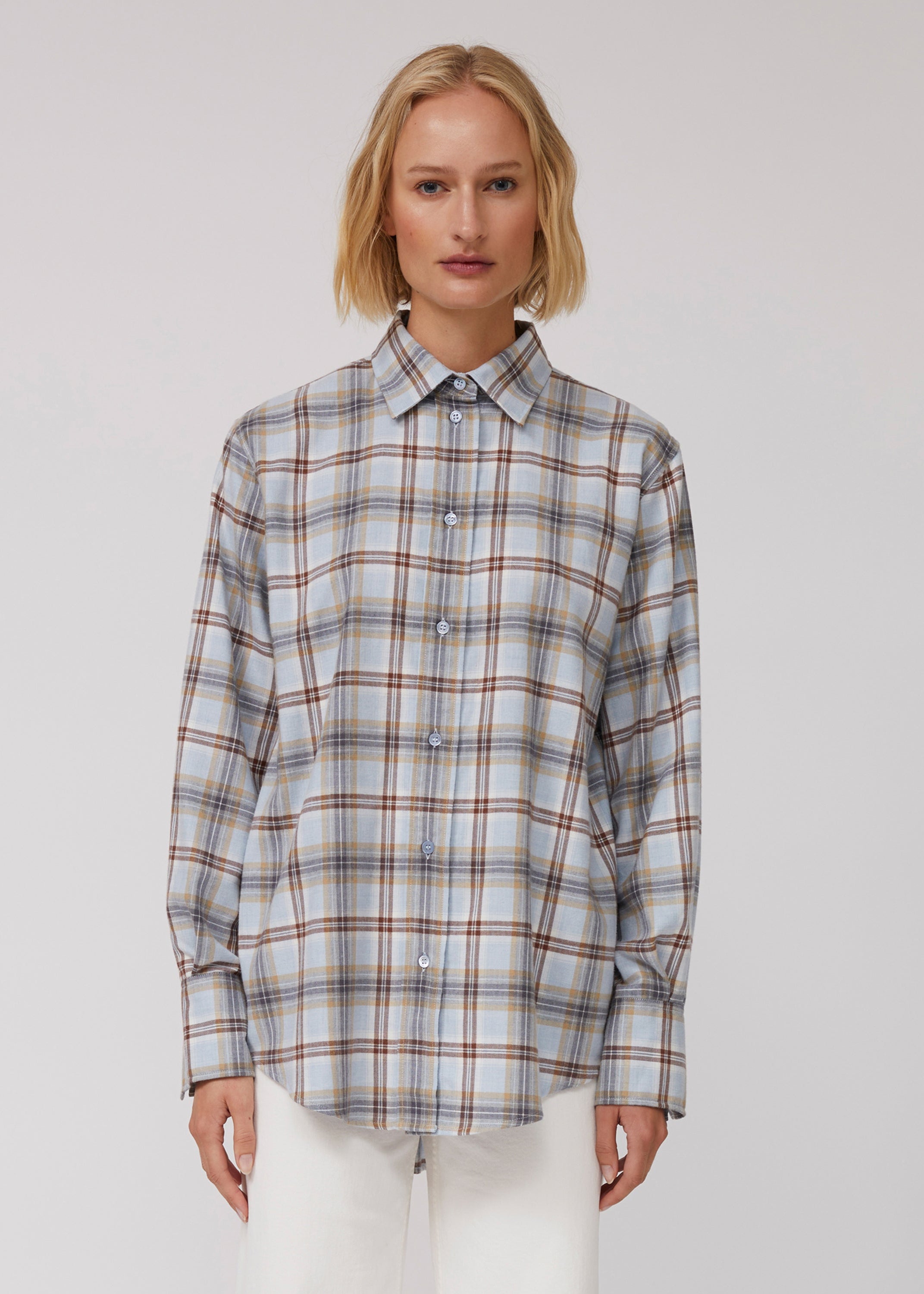 Giselle Flannel Shirt - Breeze