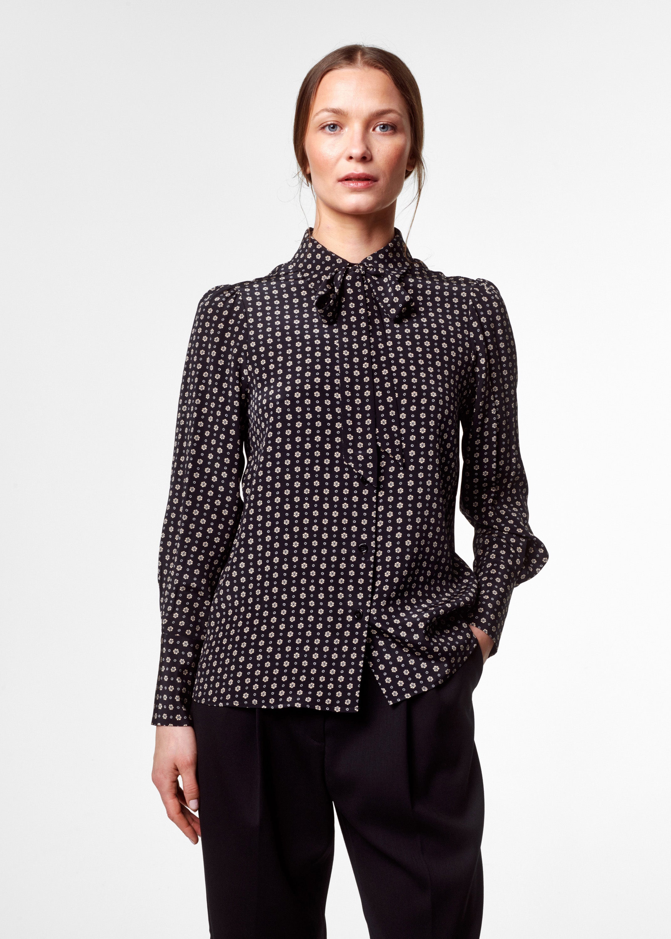 Molly Silk Blouse - Daisy Print